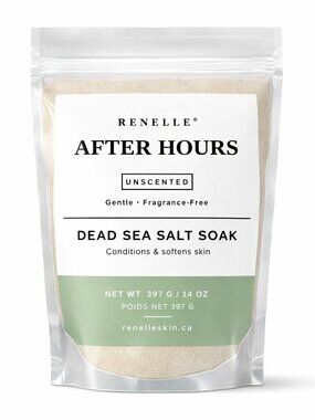 Renelle Dead Sea Salt Bath Soak Unscented 14oz